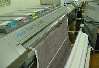 インクジェット捺染機の一例