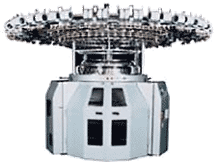 図18.丸編み機