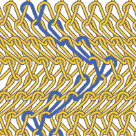 (c)アトラス編み