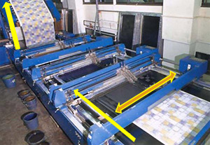 図17.フラットオートスクリーン機の例