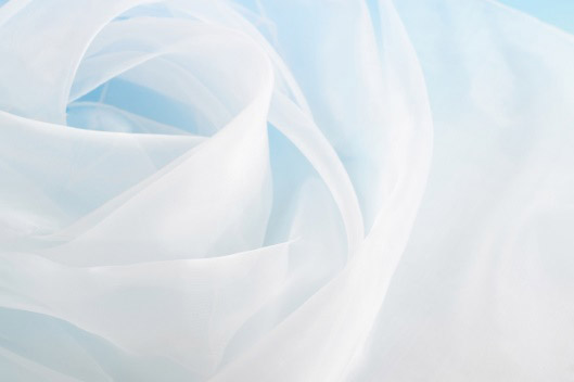 図7.オーガンジ加工生地の例