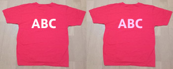 図5　白色顔料プリントのマイグレーション事故のイメージ