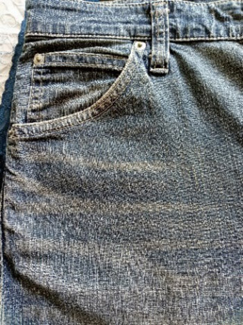 図2　ジーンズの白化現象