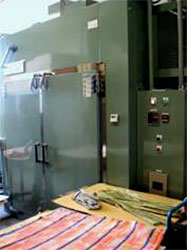 プリーツの熱処理(ボックスタイプ)