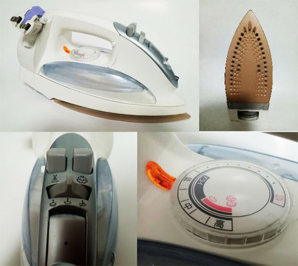 図3　家庭用アイロンの一例(スチームのON/OFFが切り替えられる)