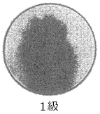 JIS L 1092スプレー法の判定写真1級