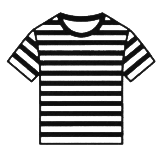 図2. ボーダーシャツのイメージ