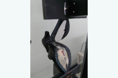 表底はく離強さ（JIS T 8101準用）